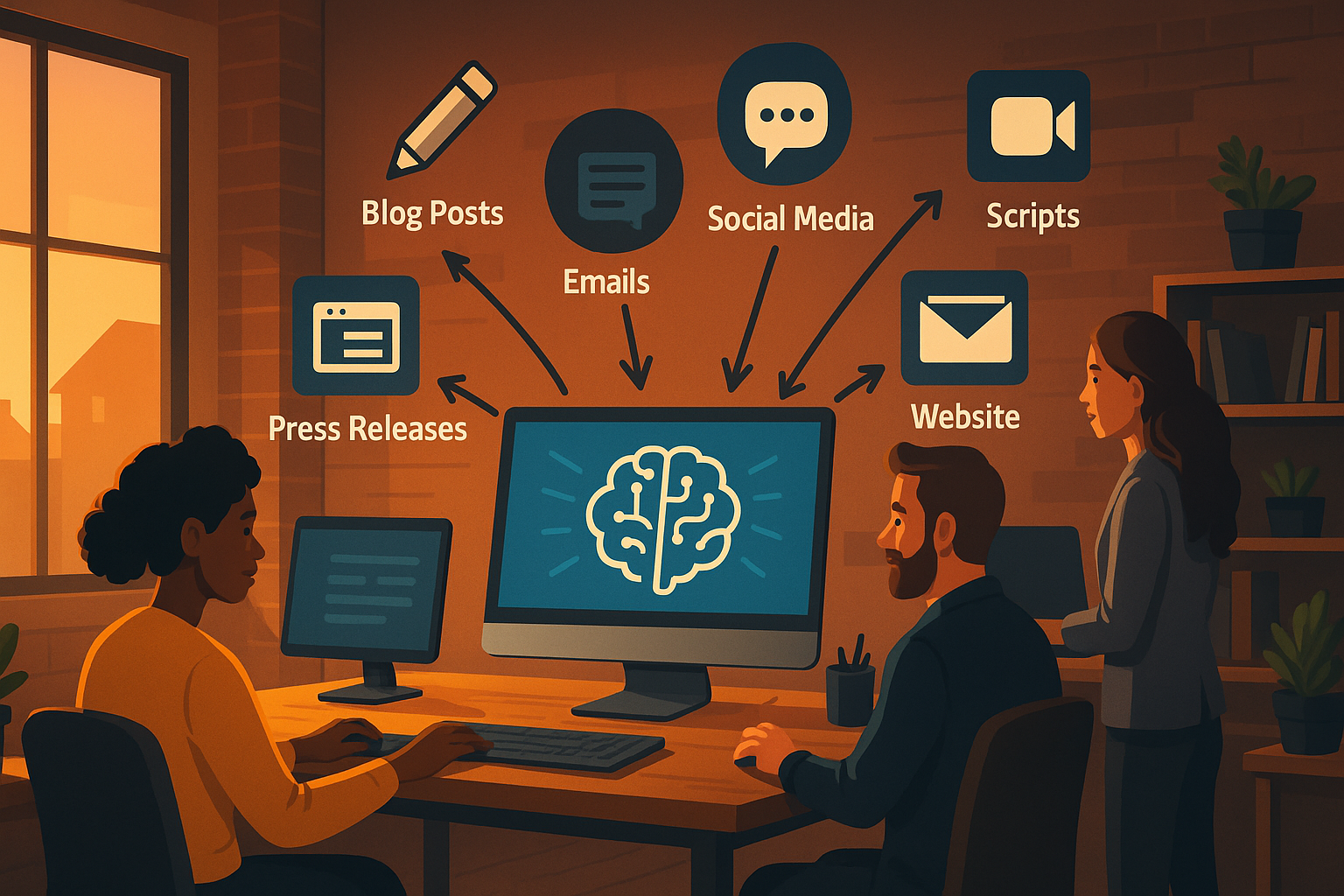 AI for small businesses content development